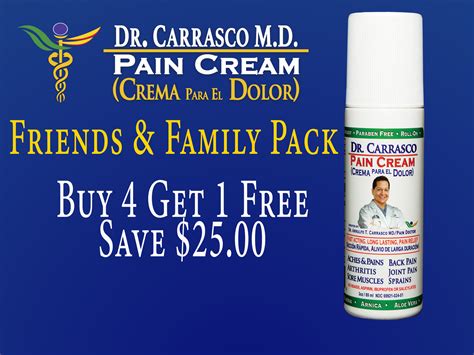 doctor carrasco pain cream